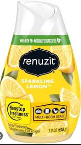 lot 1221 image: Renuzit Gel Air Freshener Sparkling Lemon 7.0 oz