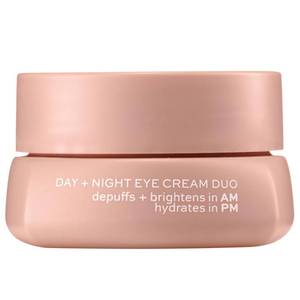 lot 1230 image: ITK Skincare Day Night Undereye Cream Duo -AM Day Cream With Vitamin C  Caffeine To Depuff Under Eyes  Brighten Skin- PM Night Cream With Ceramides Ginger Root Extract For Anti Aging Deep Moisture