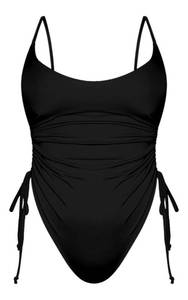 lot 1269 image: KRLAGAPAS Womens Light Blue Cheeky One Piece Bathing Suit Swimsuit Tummy Control High Cut Sexy (STOCK PHOTO NOT EXACT - LIGHT BLUE) Medium