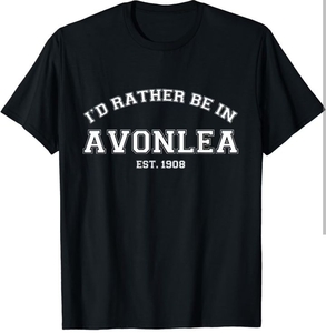 lot 1290 image: Id Rather Be In Avonlea T-Shirt Size Small