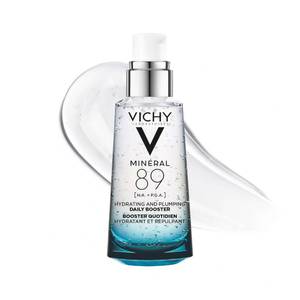 lot 1293 image: VICHY Mineral 89 Booster, Pure Hyaluronic Acid Serum for Face with Polyglutamic Acid for Skin Barrier Repair, Plumps & Hydrates, Lightweight Hydrating Serum, Oil-Free, Non-Sticky, 1.7 Fl Oz