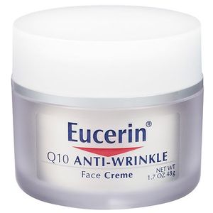 lot 1312 image: Eucerin Q10 Anti-Wrinkle Daily Face Cream with Coenzyme Q10  Biotin  Non-Comedogenic  1.7 oz&nbsp