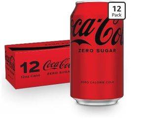 lot 1329 image: Coca-Cola Zero Soda, 12 Fl. Oz. 12 pack&nbsp