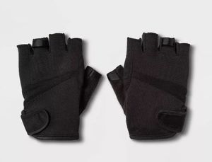 lot 1333 image: Mens Strength Training Gloves Black M - All In Motion Neoprene, Weightlifting - Retail $0