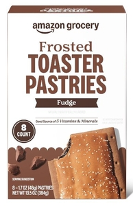 lot 1376 image: 2 Count Amazon Grocery Frosted Toaster Pastries Fudge Flavor 8 Count Box&nbsp