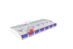 lot 1377 image: Ezy Dose Daily AMPM Pill Organizer