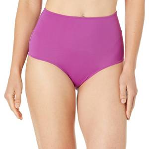 lot 1378 image: Amazon Essentials Womens High Waist Swim Bottom, Violet, Large - Retail $19