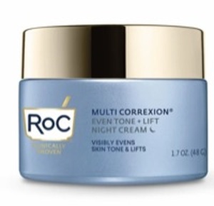 lot 1434 image: RoC Multi Correxion Even Tone Lift Night Cream 1.7oz - Retail $15