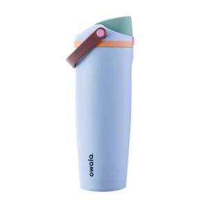 lot 1445 image: Owala 30oz FreeSip SWAY Stainless Steel Water Bottle - Periwinkle Twinkle - Retail $35