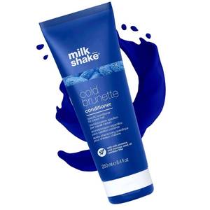 lot 1463 image: milk_shake Cold Brunette Conditioner Toning Conditioner with Blue Pigment to Correct Red and Orange Tones in Brown Hair Nourishes, Smooths, and Protects Color  10.1 fl oz (300 ml) - Retail $28