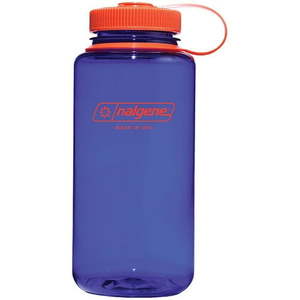 lot 1529 image: Nalgene Sustain 32 oz. Wide Mouth Water Bottle - Periwinkle - Retail $17