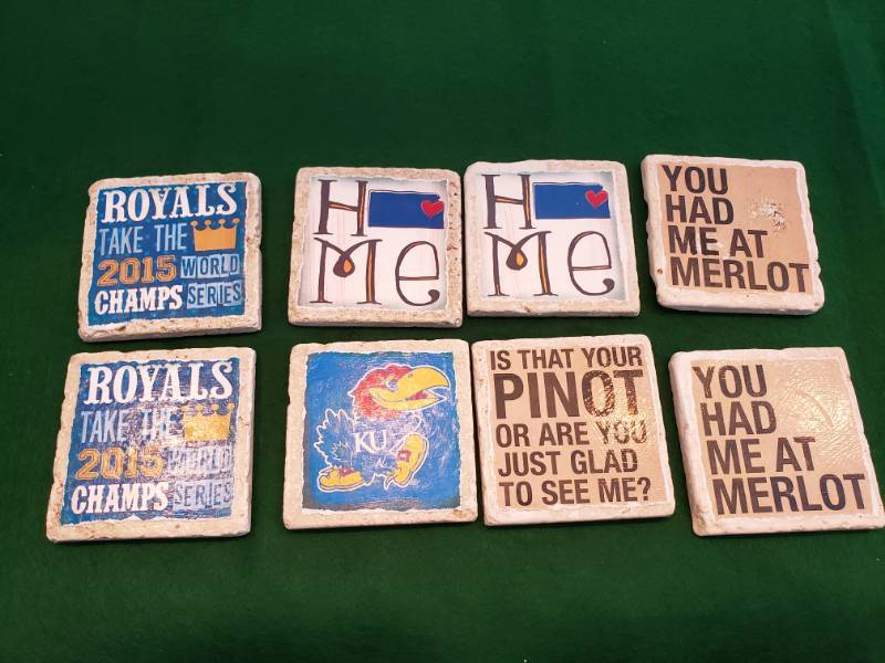 lot 5044 image: Lot (8) drink coasters