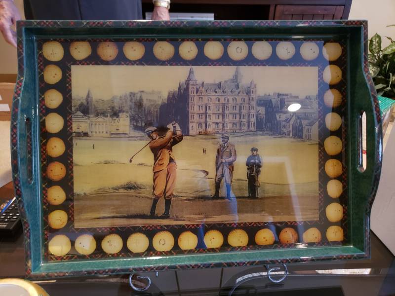 lot 5082 image: St Andrews Golf Tray