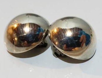 lot 5125 image: Silver earrings from Mexico