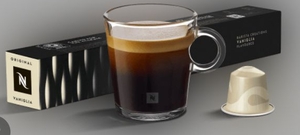 lot 4031 image: Nespresso Coffee Pods Vaniglia Flavor Capsules 10 Count&nbsp