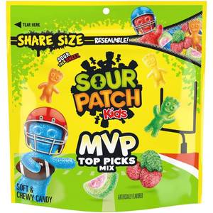 lot 4033 image: SOUR PATCH KIDS MVP Top Picks Mix Soft &amp Chewy Candy Share Size - 11oz&nbsp