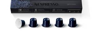 lot 4087 image: Nespresso Capsules Original Line, Kazaar Intenso, Dark Roast Coffee, 10 Count Coffee Pods