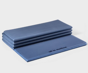 lot 4130 image: TPE 25.4mm Foldable Yoga Mat - All In Motion - Retail $25