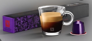 lot 4140 image: Nespresso Ispirazione Firenze Arpeggio Decaffeinated Coffee Pods 10 Count - Retail $8