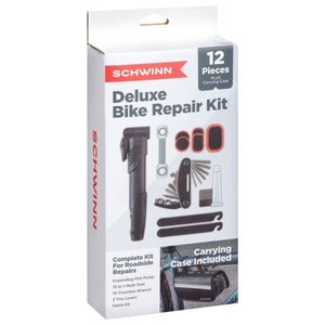 lot 4229 image: Schwinn Emergency Deluxe Repair Kit 12 Pieces Plus Carrying Case - Retail $56
