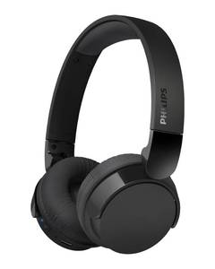 lot 4265 image: PHILIPS H3209 Wireless Headphones,On-Ear Bluetooth Headphones, Dynamic Bass, Sound Signature,Clear Call,25H Battery Life,Fast Charging,Soft Ear Cups,Bluetooth 5.3,Compact Design,Light,Dark Black - Retail $31