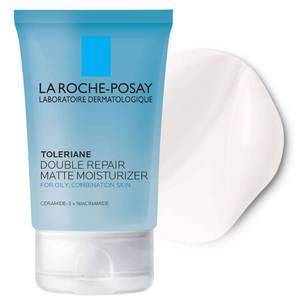lot 4330 image: La Roche-Posay Toleriane Double Repair Matte Face Moisturizer, Daily Moisturizer For Oily Skin With Ceramide And Niacinamide For All Skin Tones, Oil Free, Non-Comedogenic - Retail $25