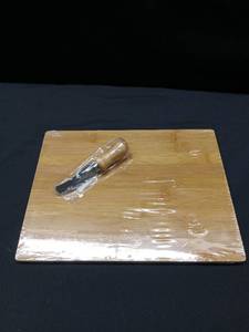 lot 4342 image: CharcuterieCutting Board with Cheese Spreader - Retail $0