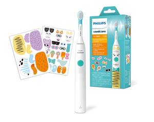 lot 4371 image: Philips Sonicare for Kids Design a Pet Edition, Corded Electric, HX3601 - Retail $30