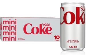 lot 4373 image: Diet Coke Mini Cans 10 Pack 7.5oz&nbsp