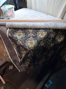 lot 26 image: Upholstery Fabric Bolts Paisley and Stripe Patterns