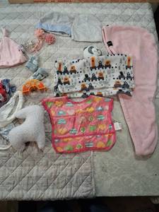 lot 50 image: Mixed Baby Girl Clothes and Accessories Bundle