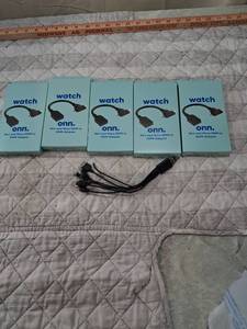 lot 52 image: Onn Mini and Micro HDMI to HDMI Adapter Cables