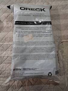 lot 82 image: Oreck Standard Filter Bags for XL Vacuum Cleaners