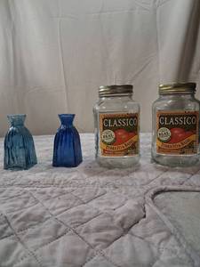 lot 105 image: Glass Jar and Bottle Collection Set