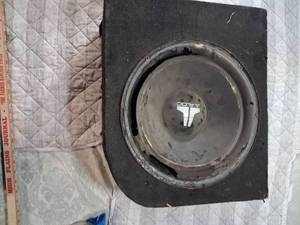 lot 113 image: JL Audio Car Subwoofer in Black Enclosure