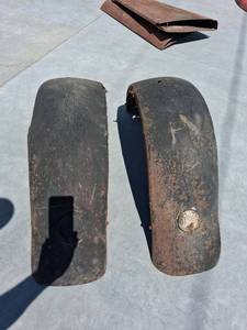 lot 117 image: Steel Car Fender Set