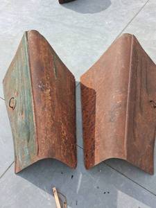 lot 119 image: Metal hoods fold up hoods