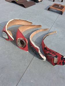 lot 124 image: Classic Volkswagen Beetle Body Panels and Fender Parts