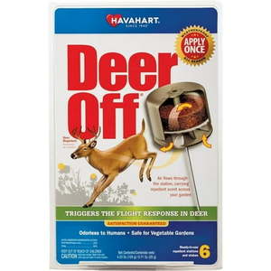 lot 12340 image: Havahart DO5600-6 Deer Off Weatherproof Deer Repellent