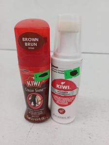 lot 12362 image: Kiwi Color Shine And Whitner For Shoes