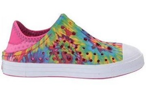 lot 12368 image: Skechers Unisex Kids Foamies Sneaker, Tie-Dye Hype, 6