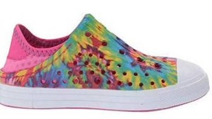 lot 12401 image: Skechers Unisex Kids Foamies Sneaker, Tie-Dye Hype, 6