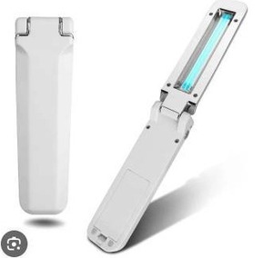 lot 12434 image: Foldable UV-C Sanitizer Travel Wand, Lot of 2