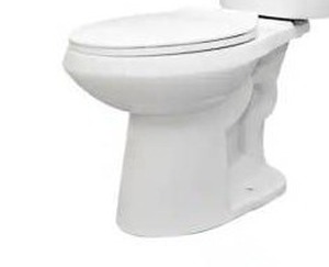 lot 12488 image: Glacier Bay 12 in. Rough In 2-Piece 1.1 GPF1.6 GPF Dual Flush Elongated Toilet in White, (Tank Not Included)