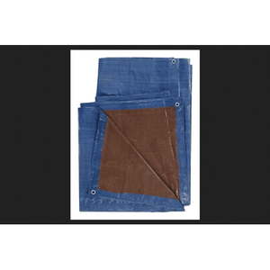 lot 12500 image: Ace BlueBrown Medium Duty Tarp 10 ft. W x 20 ft. L