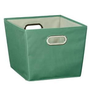 lot 12506 image: Honey-Can-Do Medium Storage Bin  Green