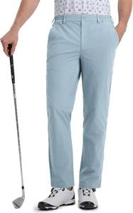 lot 109 image: M MAELREG Mens Golf Pants 5 Pockets Lightweight - 34 x 30 Dry Fit Water-Resistant Stretch Dress Work Mens Casual Pants. Powder Blue