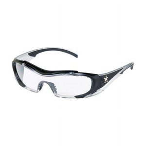lot 12515 image: Safety Works Hellion Anti-Fog Safety Glasses Clear Lens Black Frame, 3 Pack