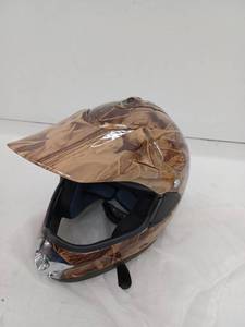 lot 12530 image: Sunl Adult Motorcycle Helmet, Maple, Medium