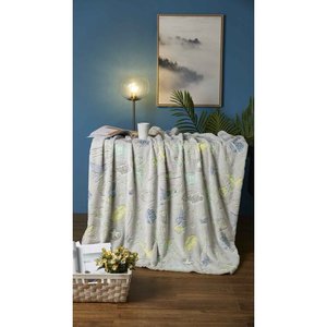 lot 12635 image: Glow in the dark Superhero Blue Luxury Plush Glow Polyester Throw 50x60
